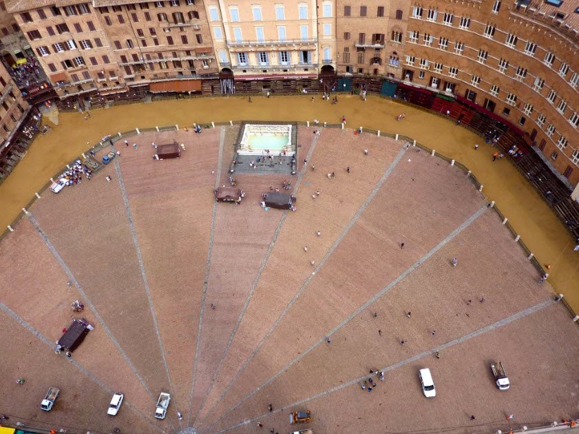 Siena Piazza del Campo, Siena, Tuscany, Italy